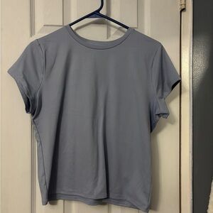 Hollister Soft Stretch Seamless Fabric Tee in Sly Blue XL & Long